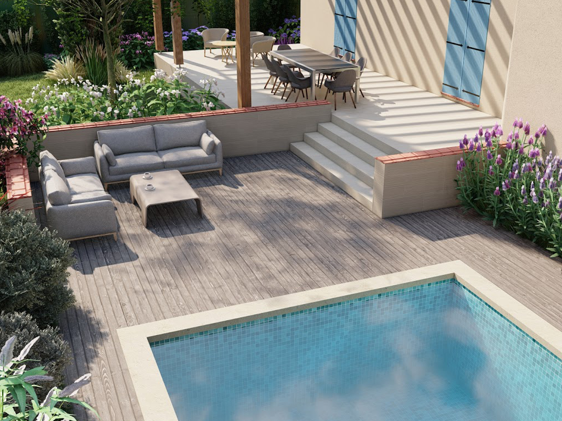 A reception garden